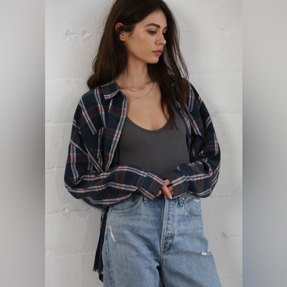 Button Down Boyfriend Flannel